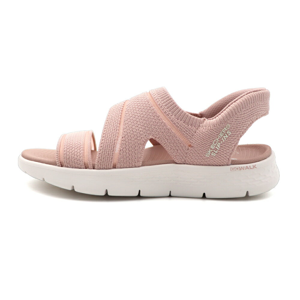 【全館滿額折】 Skechers Go Walk 粉白 針織 懶人 套入 休閒 涼拖鞋 女款 J2426【新竹皇家141482BLSH】