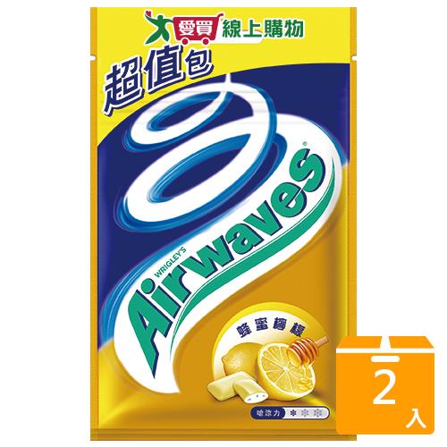 AIRWAVES蜂蜜檸檬超值包62G【兩入組】【愛買】