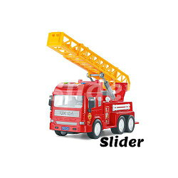 Slider 工程車系列-消防雲梯車★衛立兒生活館★