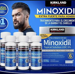 Kirkland Minoxidil 5 米諾地爾男性專用生髮液(兩盒共12瓶x 60ml