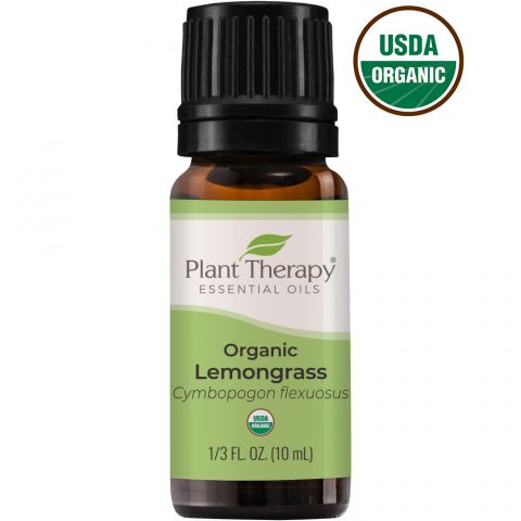 有機檸檬草精油Lemongrass Organic Essential Oil 10 mL ｜美國 Plant Therapy 精油