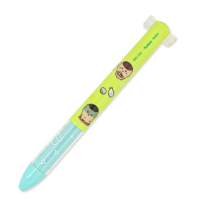 Chiikaw 吉伊卡哇 原子筆  雙色原子筆 現貨 小可愛 栗子饅頭 飛鼠 海獺 萌系外觀 卡通 學生 禮物 【花屋】 2
