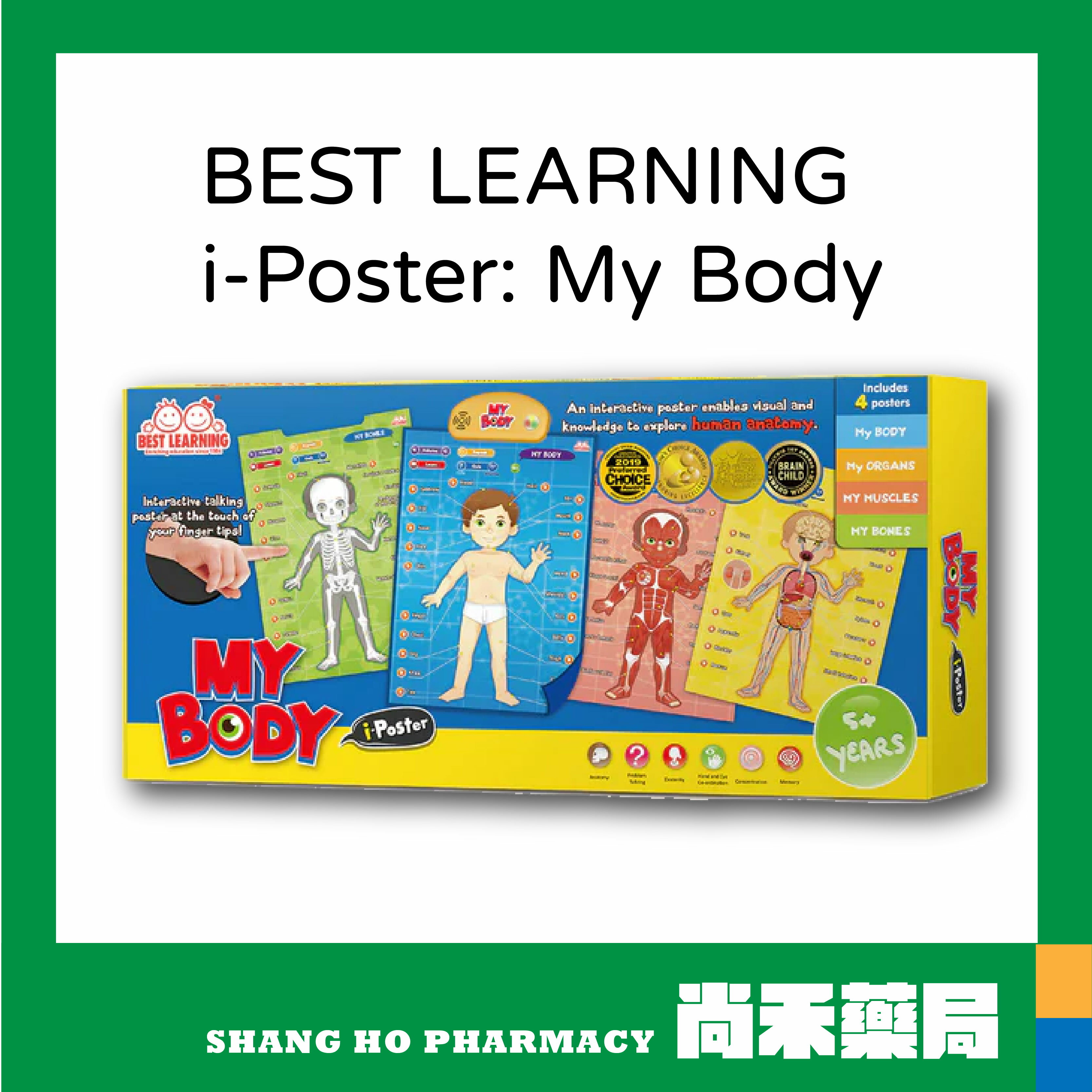 BEST LEARNING i-Poster My Body - Jogo Interativo Educacional de Anatom