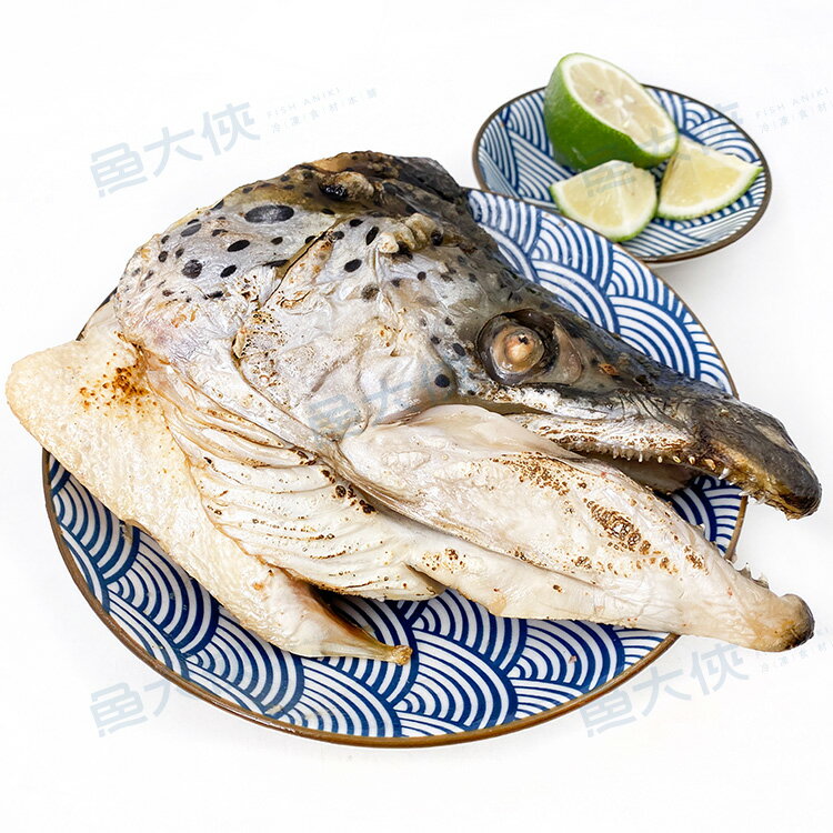 半顆鮭魚頭(含下巴/約400~500g/半顆)無真空⚠️見內文-1C7B【魚大俠】FH032