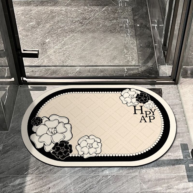 【免運】可開發票 小香風硅藻泥浴室吸水地墊家用衛生間防滑速干腳墊耐磨洗手間門墊