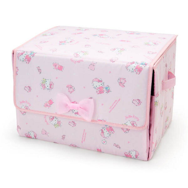 【震撼精品百貨】日本三麗鷗Sanrio Hello Kitty 凱蒂貓~HELLO KITTY可前開式收納箱(甜蜜睡衣)#29370