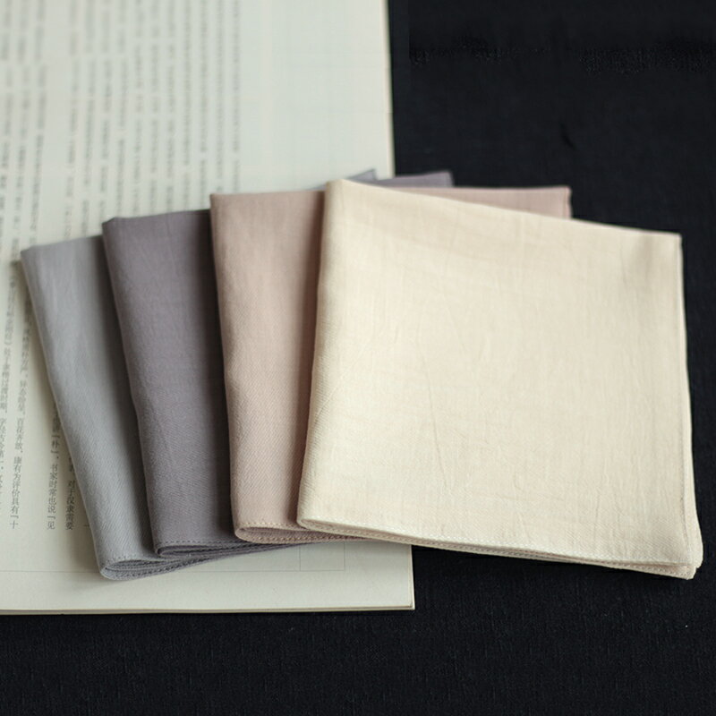 男士手帕 紳士手帕 口袋巾 空氣感 純棉紗布手帕 男士女士隨身吸汗擦汗雙層全棉手絹生日禮物『cyd23822』