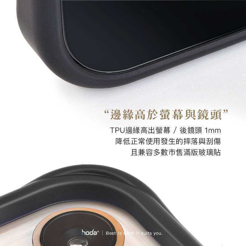 HODA 柔石 透明 PC 背板 軍規 防摔 透明殼 防摔殼 手機殼 保護殼 iPhone 13 pro max 4