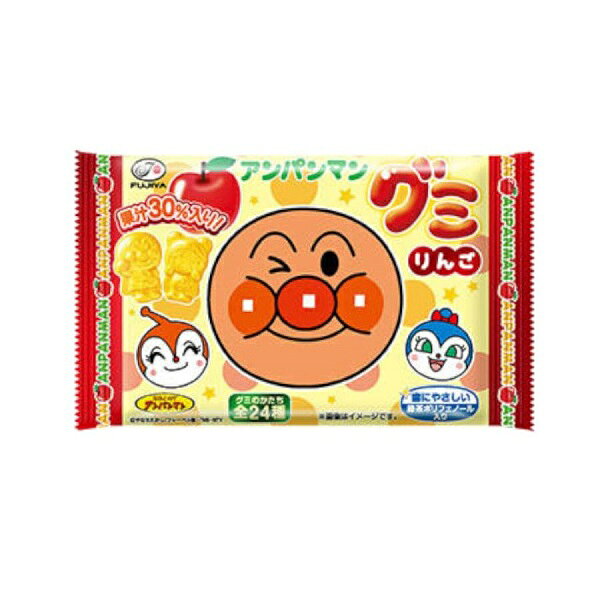 【江戶物語】FUJIYA 不二家 麵包超人造型軟糖 6粒入 葡萄/蘋果/水蜜桃風味 水果軟糖 QQ糖 日本原裝進口 0