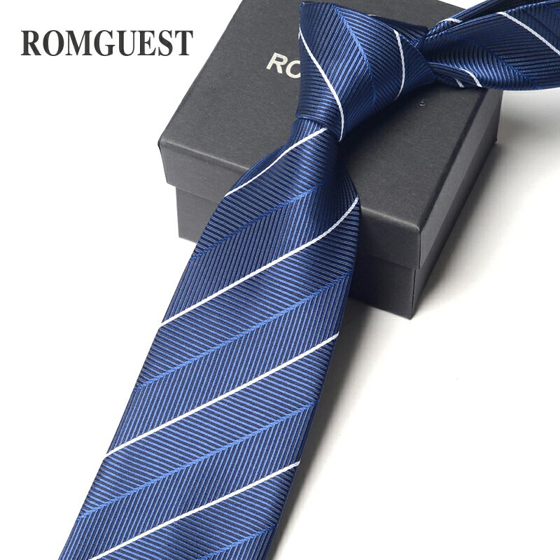 8cm藍色條紋黑領帶男士正裝商務職業西裝襯衫 結婚新郎 學生上班