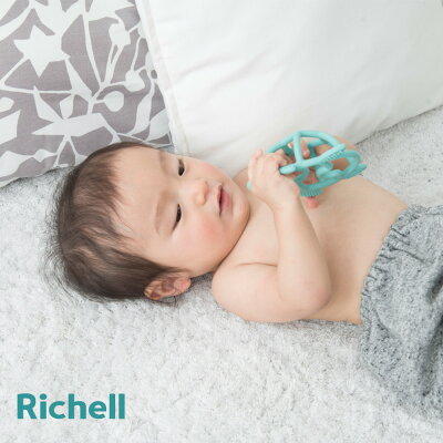 【Richell 利其爾】 3D互動矽膠固齒器 (3 個月以上適用) - 3款