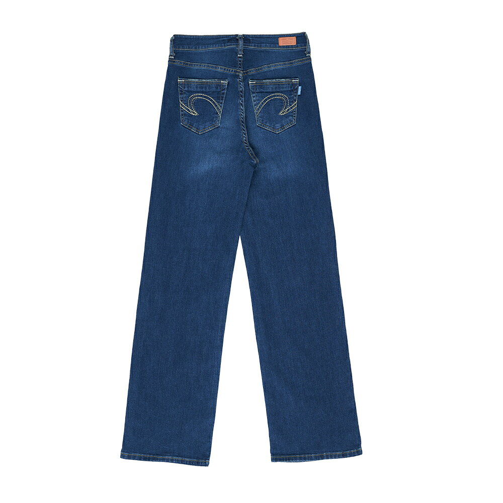 女裝 瞬乾中直筒牛仔褲-中古藍#瞬乾極綿 (947503) 【5th STREET】【全館滿$3000贈環保餐具收納包】 5