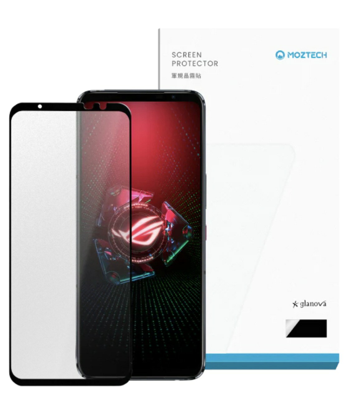 MOZTECH 晶霧貼 9h 強化 玻璃貼 防指紋 電競膜 ROG 5 5S 6 1 MOZTECH 晶霧貼 9h 強化 玻璃貼 防指紋 電競膜 ROG 5 5S 6 1