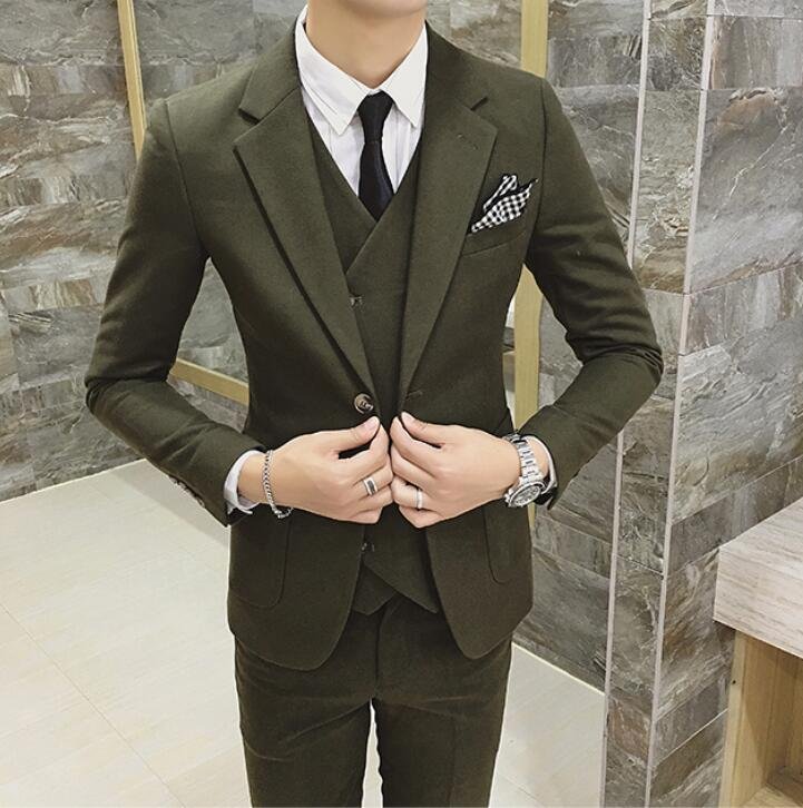 FINDSENSE品牌 韓國男 帥氣單排扣 小西裝 修身西裝 西裝外套 單件外套
