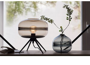【免運】 北歐玻璃臺燈客廳裝飾臺燈床頭現代簡約輕奢創意個性臥室臺燈