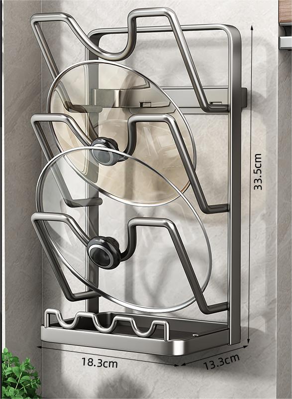 砧板架 廚房置物架 優勤鍋蓋架子免打孔廚房置物架壁掛【CM23673】