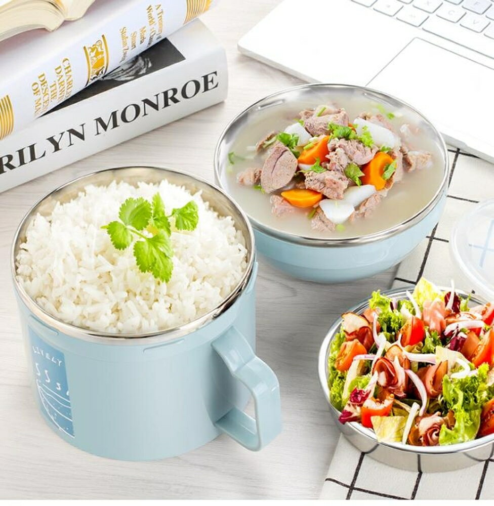 保溫盒 304不銹鋼保溫飯盒女生便當盒學生食堂簡約上班族成人帶蓋男 瑪麗蘇