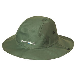 【【蘋果戶外】】mont-bell 1128656 DUGN 灰綠【Gore-tex / 50D / 大盤帽】Strom Hat 圓盤帽 GTX 防曬 抗UV 防水帽
