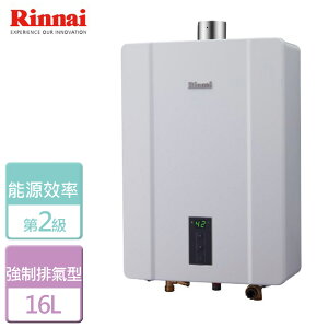 【林內Rinnai】16L 強制排氣式熱水器-RUA-C1600WF-NG1-FE式-部分地區含基本安裝
