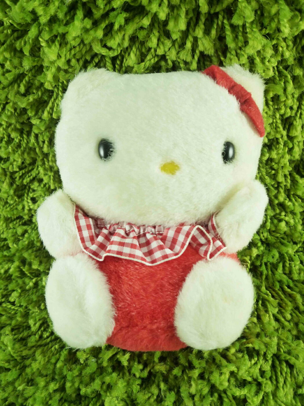 【震撼精品百貨】Hello Kitty 凱蒂貓 有聲絨毛娃娃-紅 震撼日式精品百貨