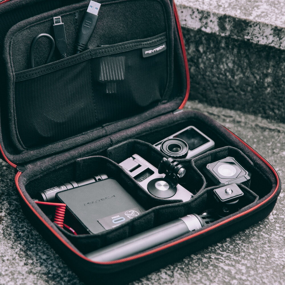數碼配件收納包運動相機用於大疆ACTION/POCKET2 GoPro9攝影配件
