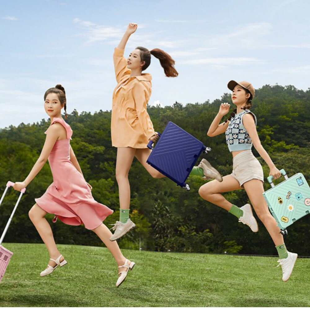 美麗大街【112121501】 可折疊置物 堅固 拉桿式摺疊推車 便攜式野營小拉車 買菜小推車 3 美麗大街【112121501】 可折疊置物 堅固 拉桿式摺疊推車 便攜式野營小拉車 買菜小推車 3