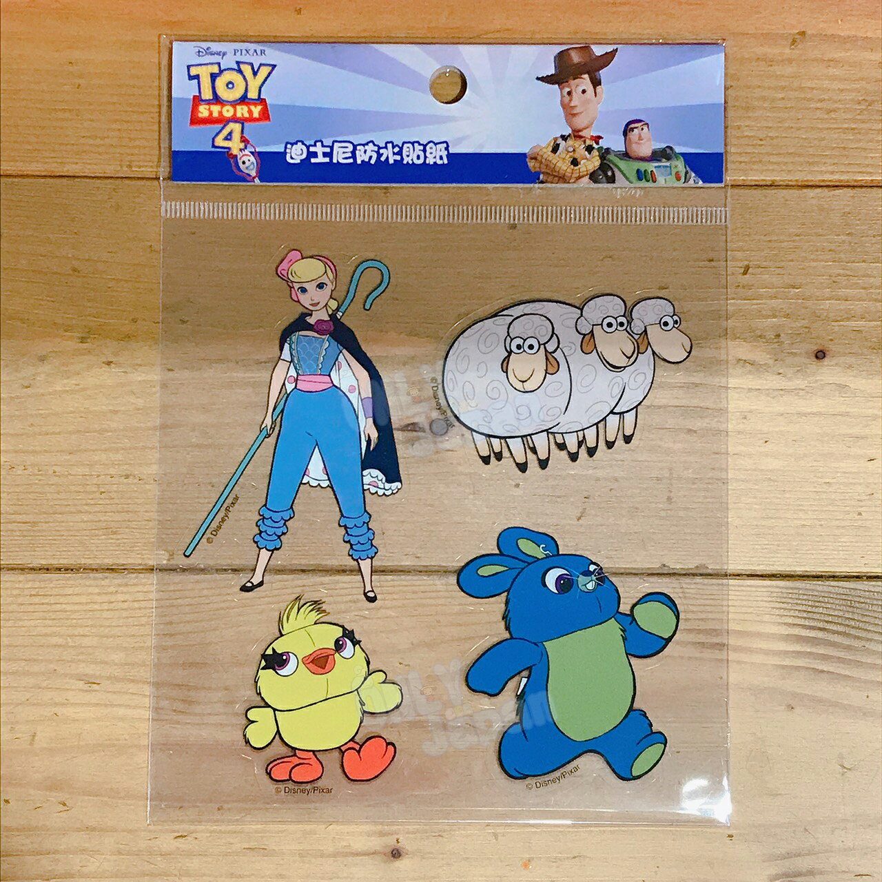 真愛日本 4格 防水貼紙 小 玩總4 牧羊女 玩具總動員 toys 迪士尼 防水貼紙 裝飾貼紙 20041400036