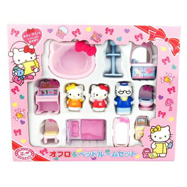 【震撼精品百貨】Hello Kitty 凱蒂貓 Sanrio Hello Kitty扮家家酒系列-人偶房間組#60547 震撼日式精品百貨