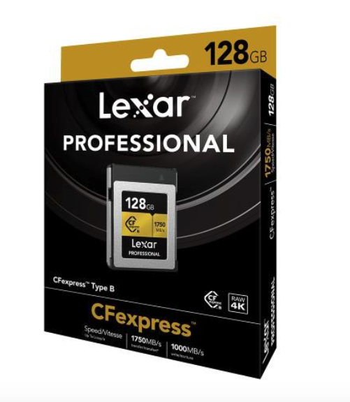 Lexar Professional CFexpress Type-B 1750MB/s 記憶卡128GB 256GB