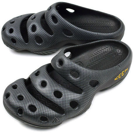 ├登山樂┤美國KEEN 男 YOGUI ARTS專業戶外護趾拖鞋/涼鞋-碳纖紋 # 1002036 3