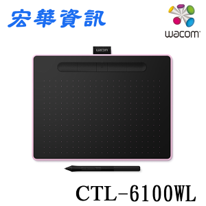 台南專賣店 Wacom Intuos Comfort Plus Medium CTL-6100WL繪圖板(藍牙版) 店面購買更優惠