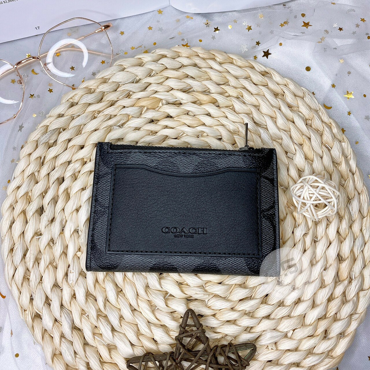 美國代購 臺灣現貨 COACH 卡片零錢包 名片夾【送禮精選★APP下單點數4倍送】