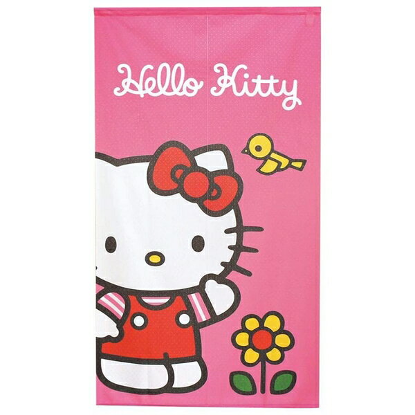 【震撼精品百貨】凱蒂貓 Hello Kitty SANRIO三麗鷗 凱蒂貓 HELLO KITTY 門簾 花朵(85X150CM)*92169 震撼日式精品百貨