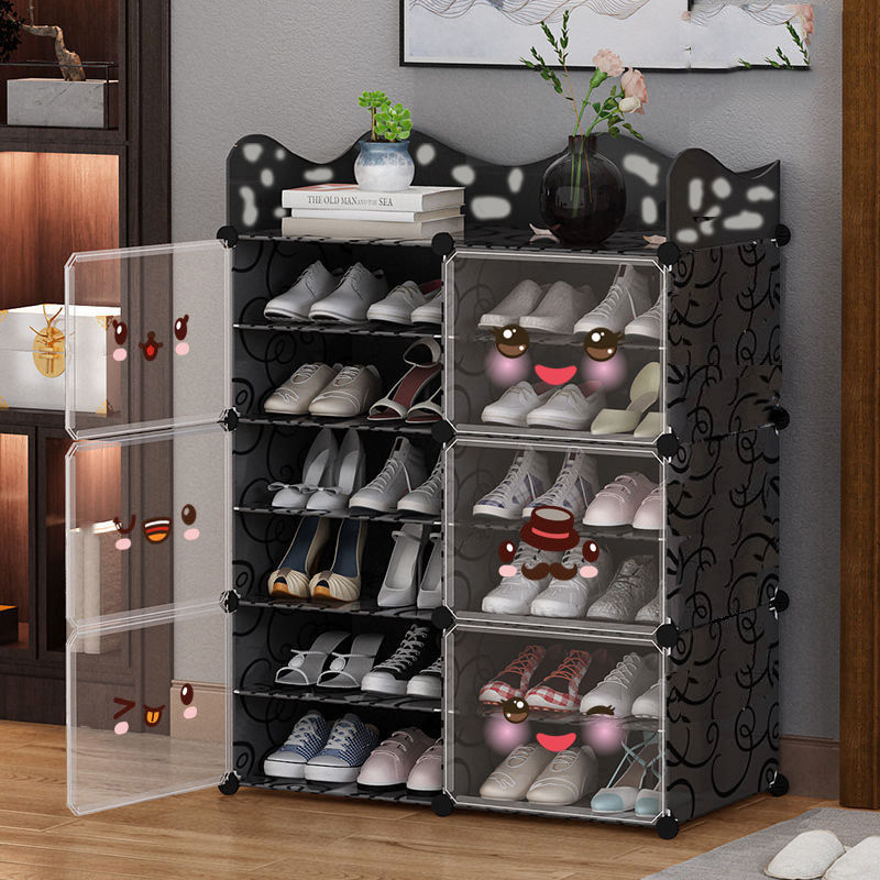 鞋櫃 簡易 多層 門口 鞋架 鞋櫃 多功能 防塵 收納 （多色多規格任選）