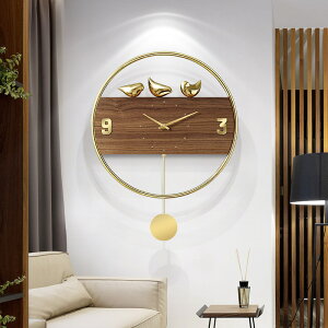 簡約鐵藝掛鐘北歐創意個性鐘表客廳家用時尚藝術裝飾掛墻時鐘