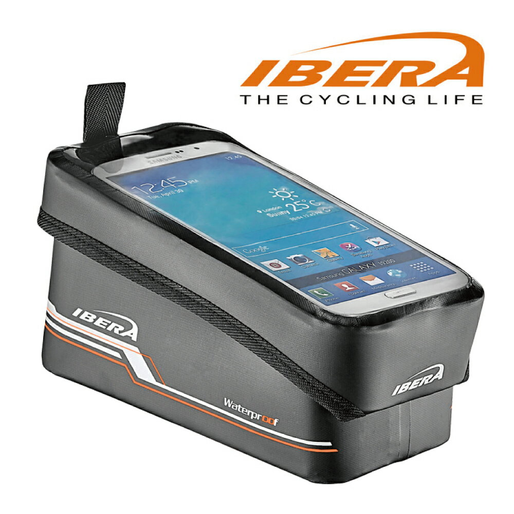 IBERA 防水手機上管袋 IB-TB15 / 城市綠洲 (單車、自行車、腳踏車、三鐵、環島、北高、雙塔、通勤、導航)