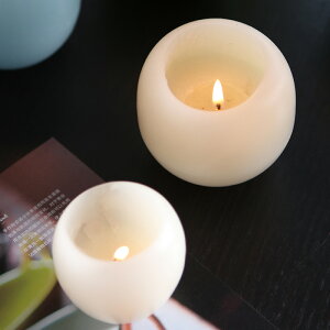 蠟燭無煙創意蛋形石蠟生日求婚燭光浪漫停電備用蠟燭家用應急照明