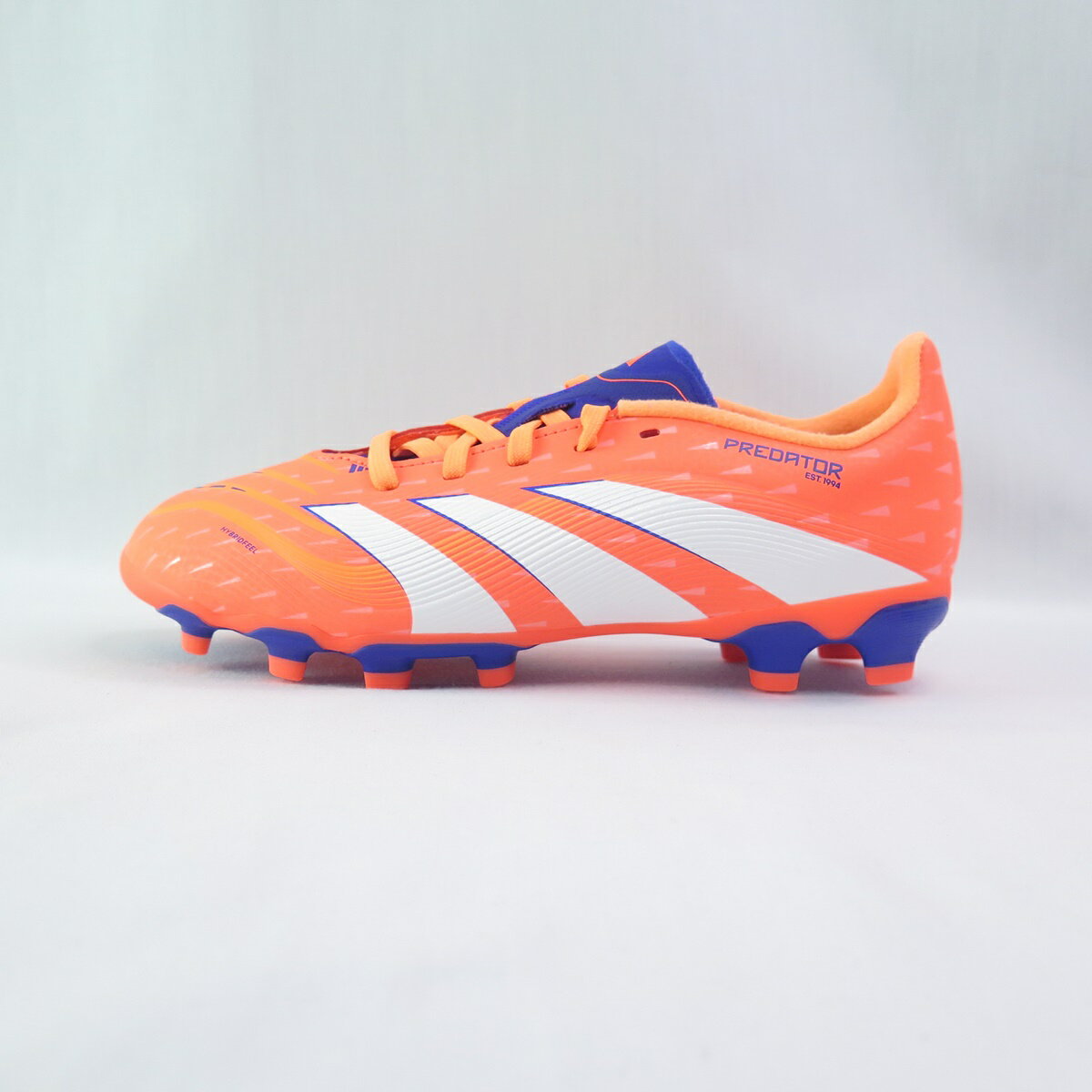 ADIDAS JI1145 中大童 足球鞋 釘鞋 PREDATOR LEAGUE MG J 橘/白【iSport愛運動】
