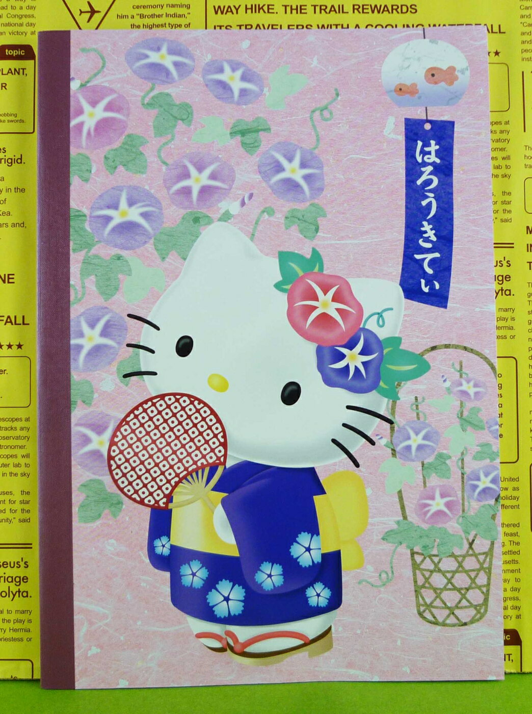 【震撼精品百貨】Hello Kitty 凱蒂貓 筆記本 和服【共1款】 震撼日式精品百貨