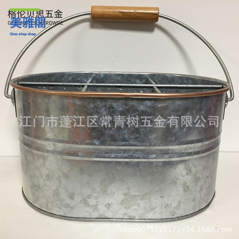 廠家生產 可加工制作六格冰桶 供應刀叉紙巾桶 飲料桶批發myg7232