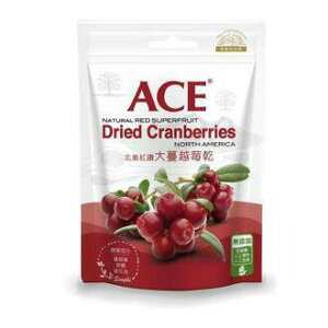ACE 北美紅鑽大蔓越莓乾180公克