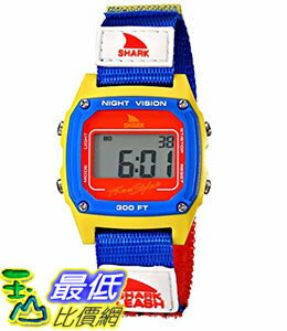 [106美國直購] Freestyle 手錶 Unisex 102243 B00BK28F3G Shark Fast Strap Retro 80's Digital Blue and Yellow Watch