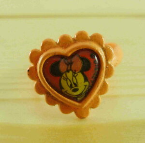 【震撼精品百貨】Micky Mouse 米奇/米妮 戒指-橘米妮 震撼日式精品百貨