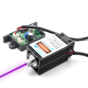 oxlasers 405nm 500mW藍紫光激光器大功率DIY雕刻激光模組12V帶TTL PWM可調焦3D打印機寫字機器人用激光頭