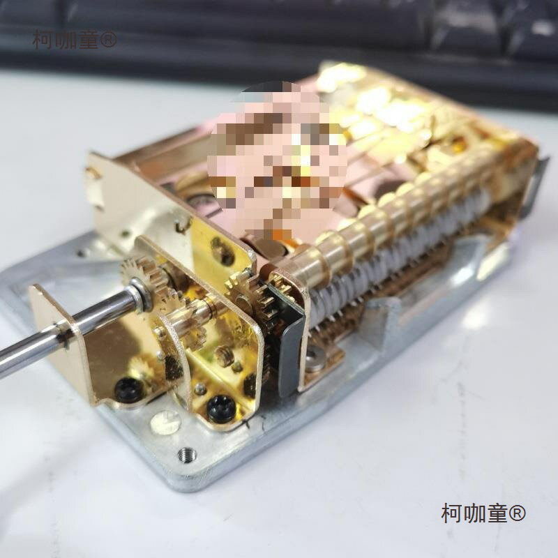 30音電動調速手搖黃銅機芯紙帶DIY作曲八音盒音樂盒送木麥太保