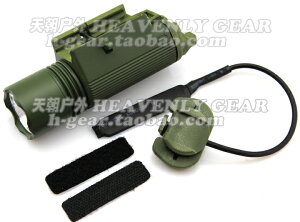 M3 Q5 LED強光戰術電筒/M3 燈 鼠尾線控 開關雙控版 OD軍綠色