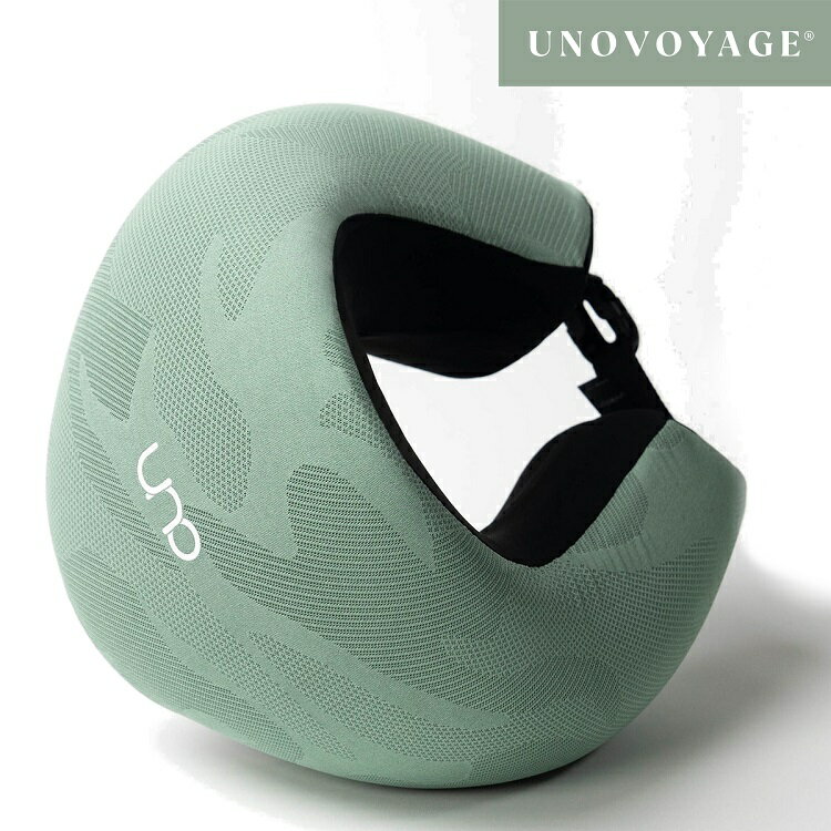 UNOVOYAGE UNO Knit 織麻頸枕/旅行枕/U型枕 威尼斯綠