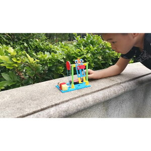【優選百貨】單杠運動機器人兒童科學實驗拼裝玩具 科技小制作小發明趣味禮物[DIY]