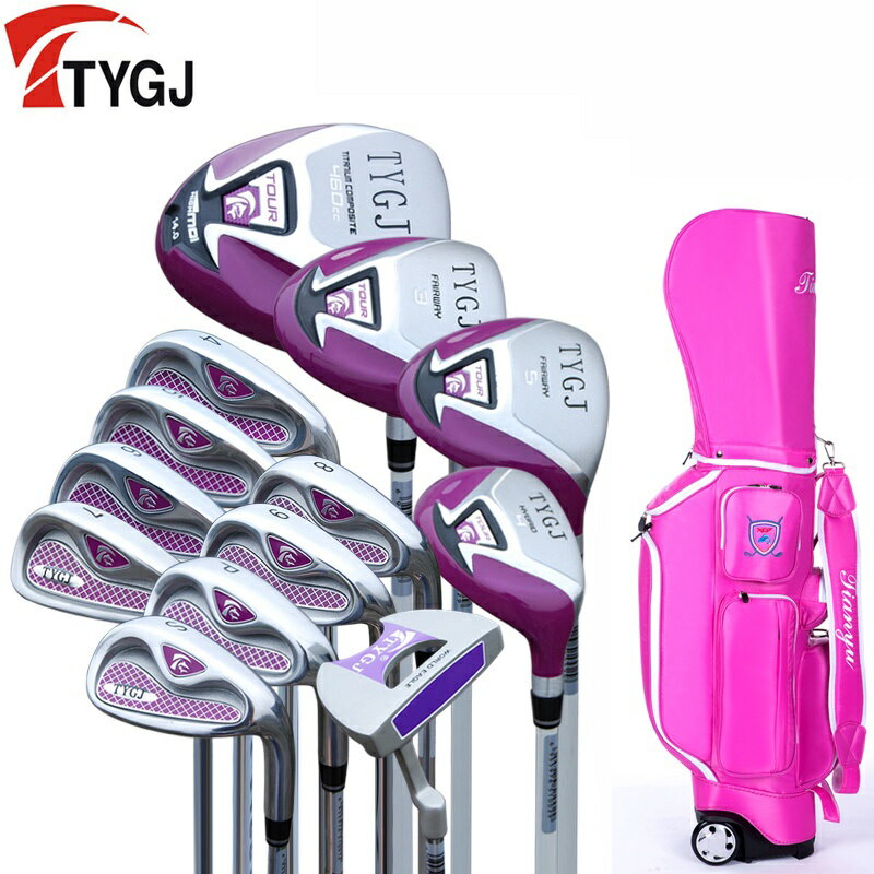 送手套 TTYGJ正品 高爾夫球桿 女款 全套 高爾夫套桿 初學練習桿