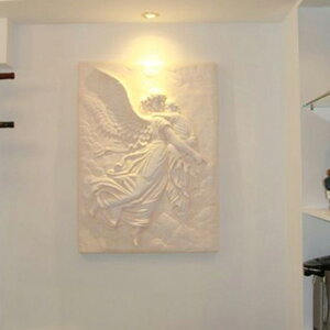 新房裝飾包郵歐式工藝壁掛壁飾精美浮雕母子情深天使大掛飾